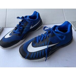 Nike Hyperchase Basketball Mens Blue Black Low Top Sneaker Shoes 819663-400 10.5